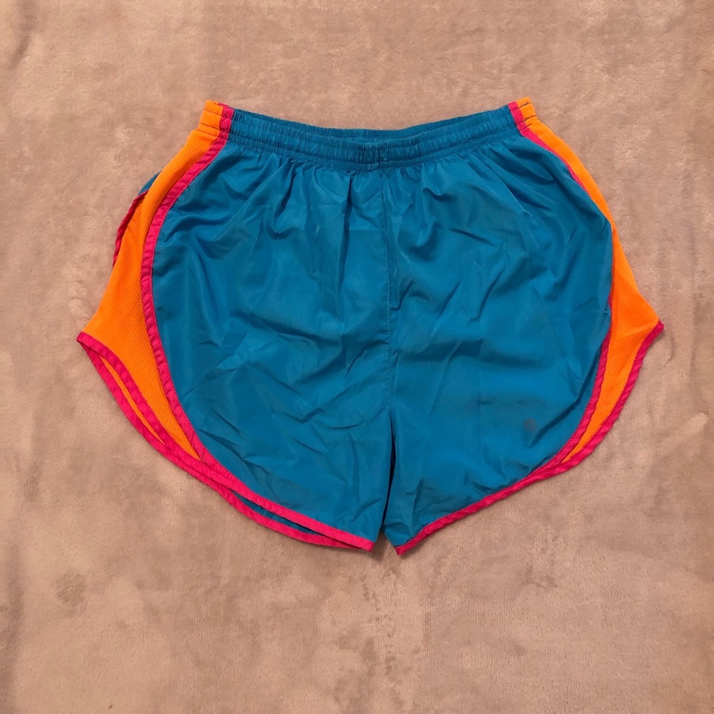 Blue athletic shorts